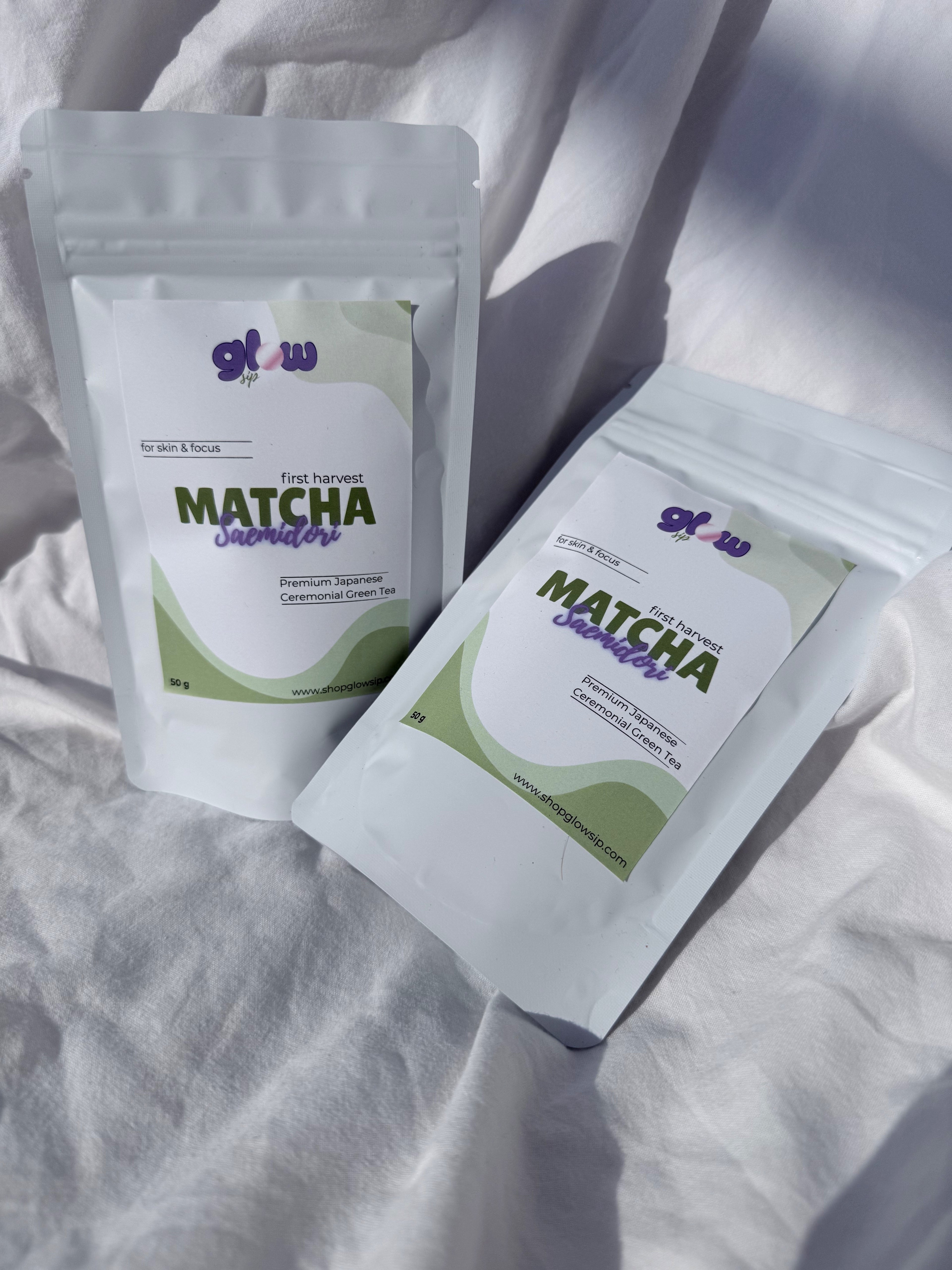 Ceremonialna Matcha Supreme Kultywar Saemidori z Japonii – Zestaw Duo 2×50 g