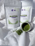 Zestaw Matcha Ceremonialna Saemidori Premium z Japonii 30 g + 50 g GlowSip Matcha