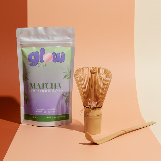 Zestaw do matchy premium  Matcha Saemidori 50g + Chasen + Chashaku gratis
